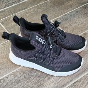 Adidas Kids Sneakers Size 5 Black and White Lite Racer Adapt